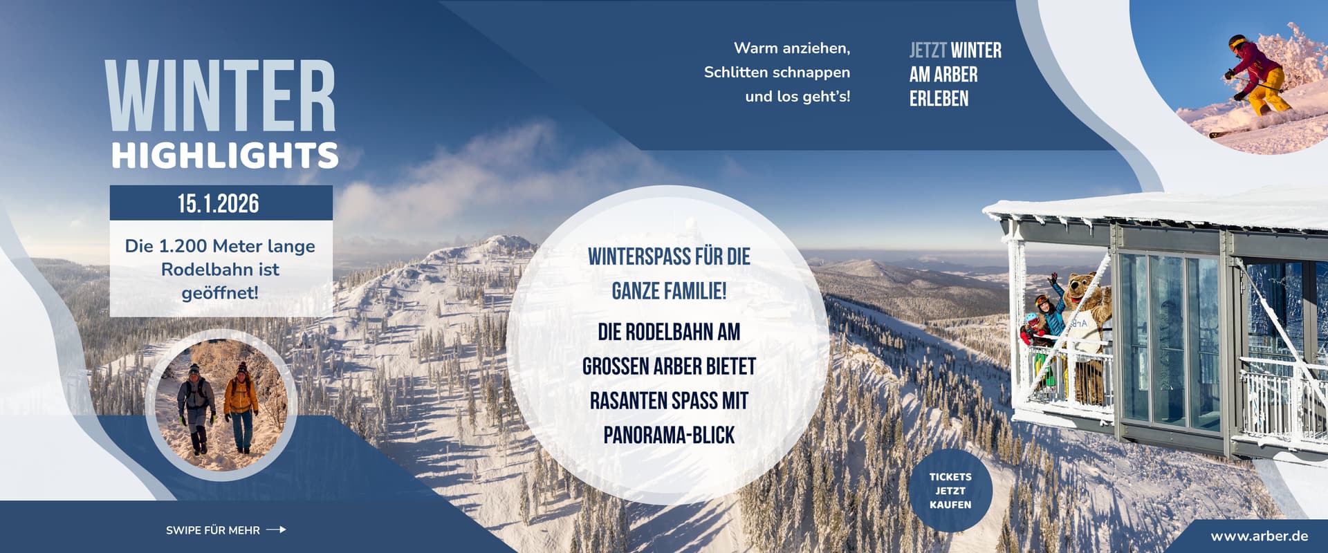 Arber - predložak za instagram objavu - rezort za skijanje - Red Sun (2)