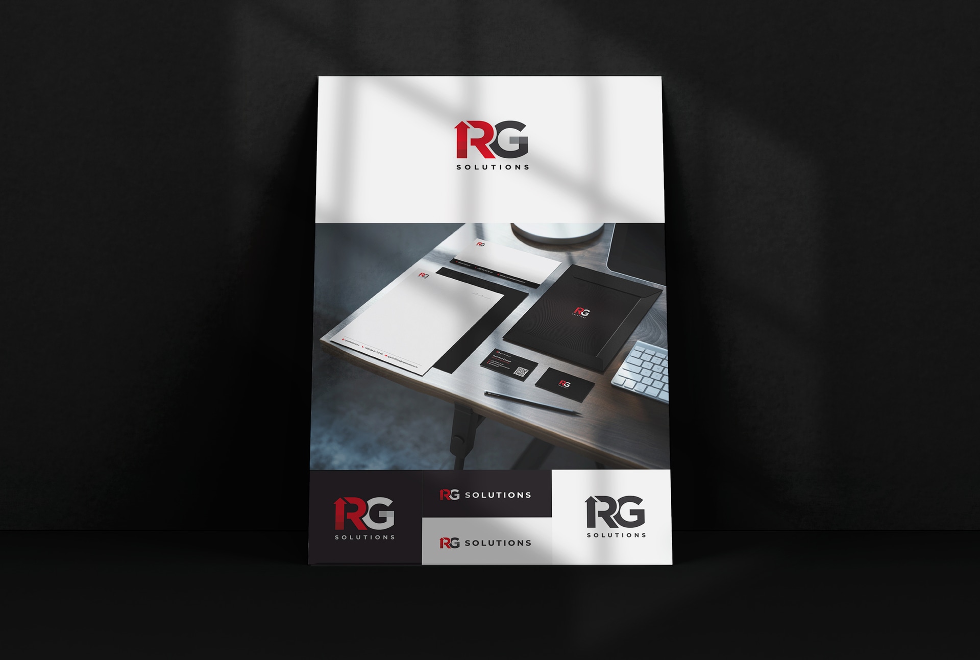 RG solutions - Izrada logotipa za obrt za savjetovanje - Red Sun