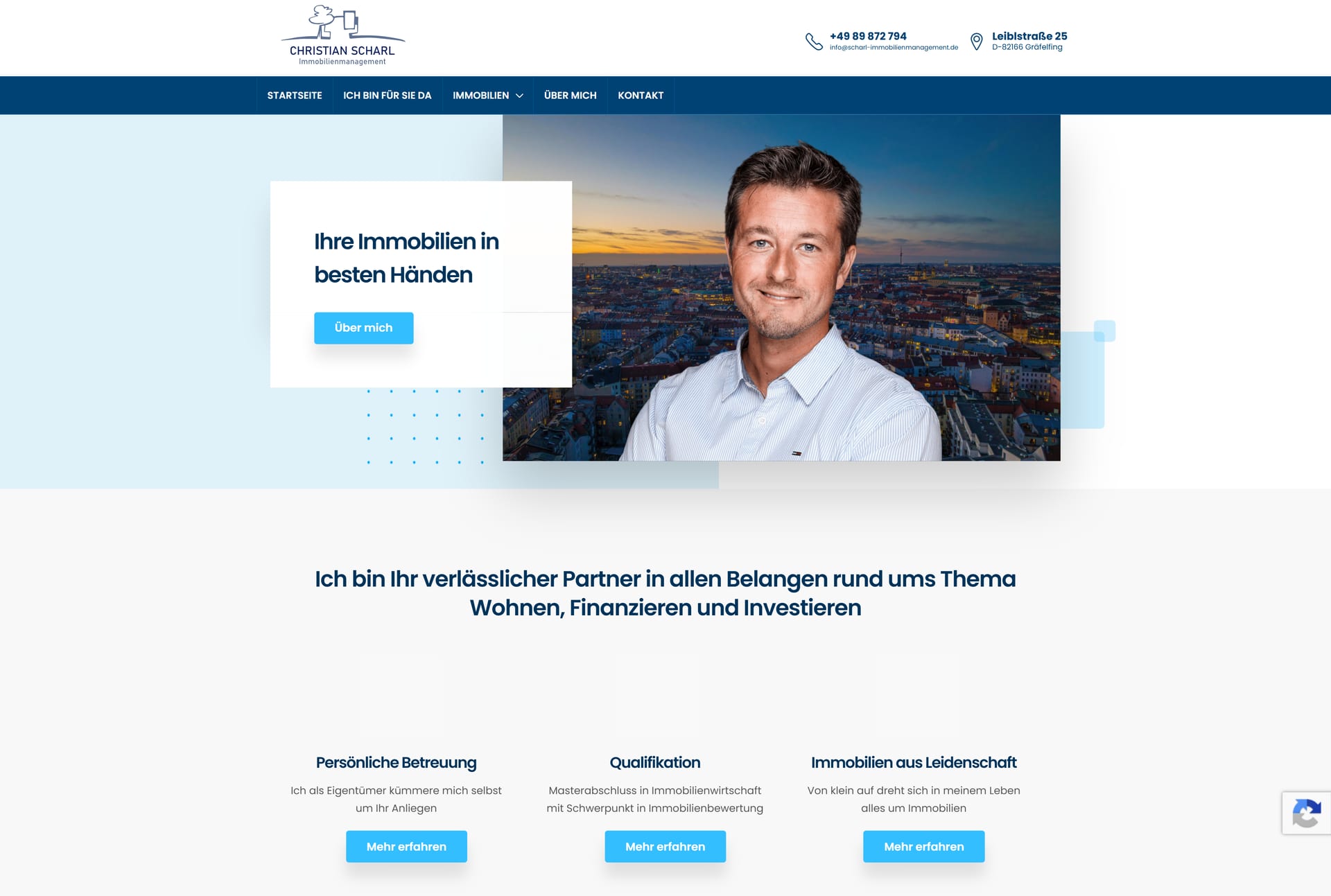 Scharl Imobilien - Izrada web stranice za nekretnine - Red Sun